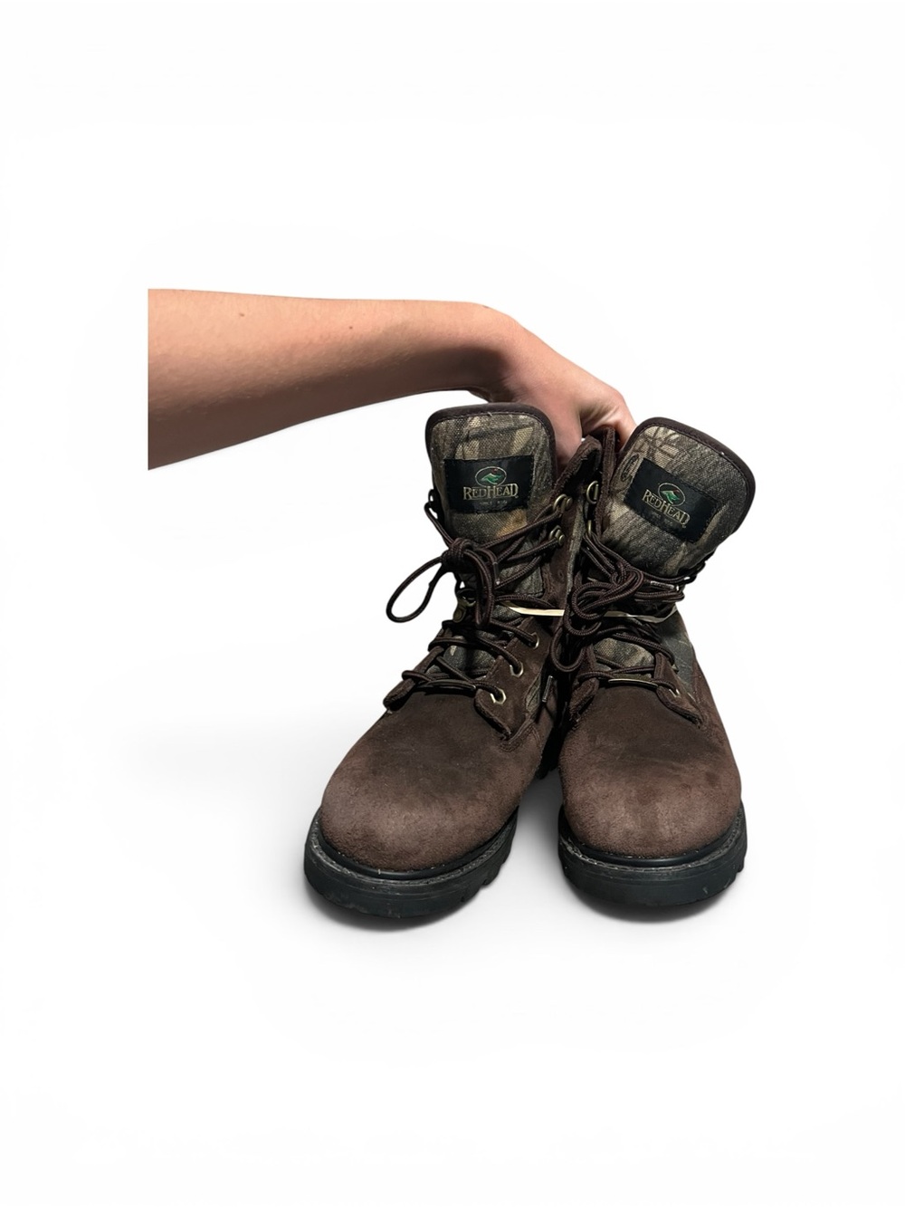 RedHead Brown Suede Lace-Up Outdoor Boots